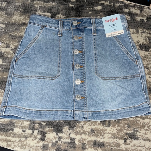 Cat & Jack High-Risk Skirt sz M 8 NWT - Picture 1 of 5